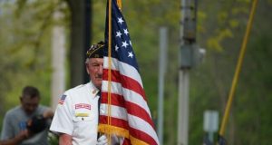 Memorial Day flag ceremony