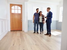 Touring a home for sale